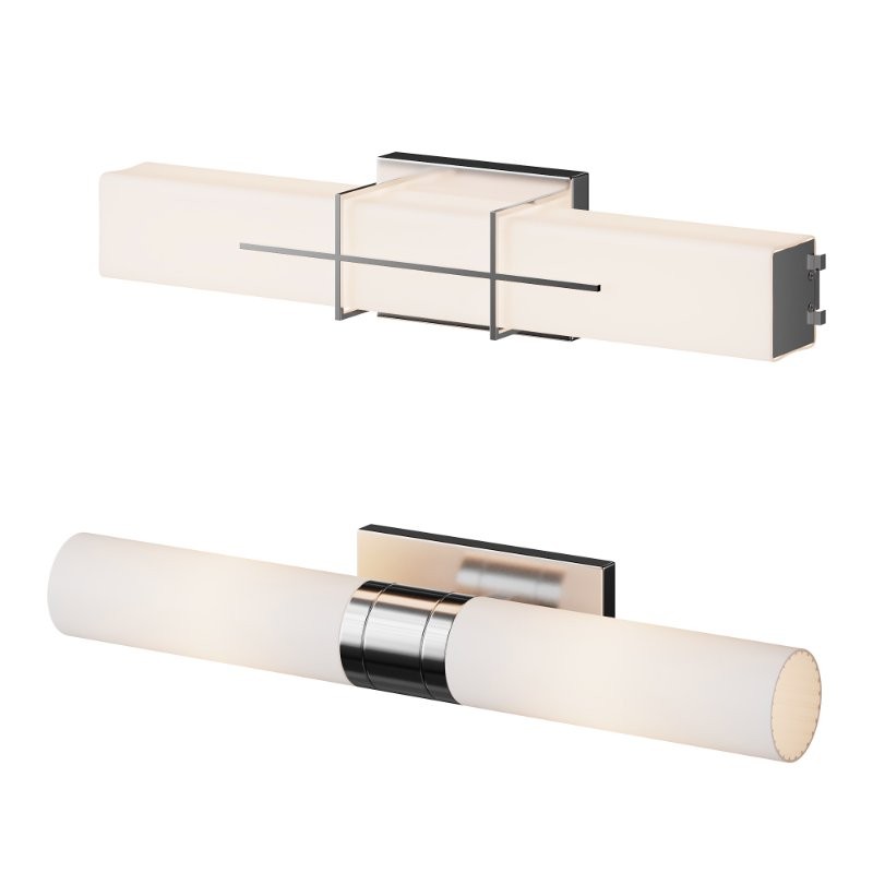 Cydney Vanity Light And Malika Opal Glass Bath Sconce - Image 7