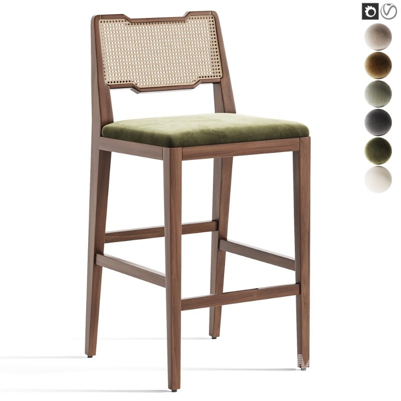 Eva Bar Chair By Domkapa - Image 3