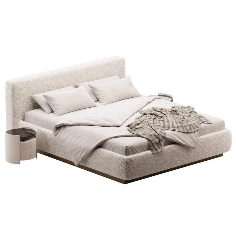 Gather Ivory Upholstered King Bed - Image 2