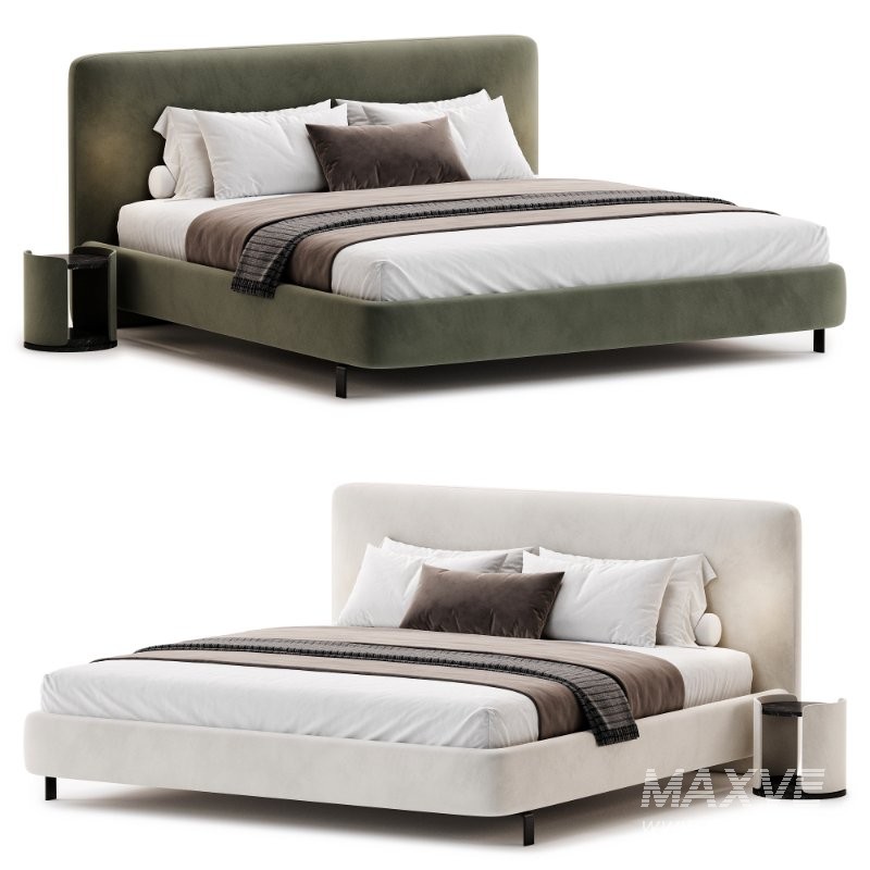 Buddy Double Bed with Legs - Image 3