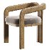 Chloe Teak Dining Chair - Thumbnail 3