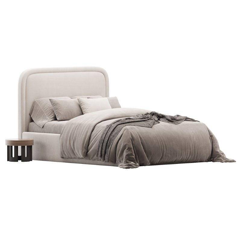 Arched Bed Caramel - Image 3