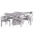 Palermo Fabric Dining Chair and Thorsten Dining Table - Thumbnail 8
