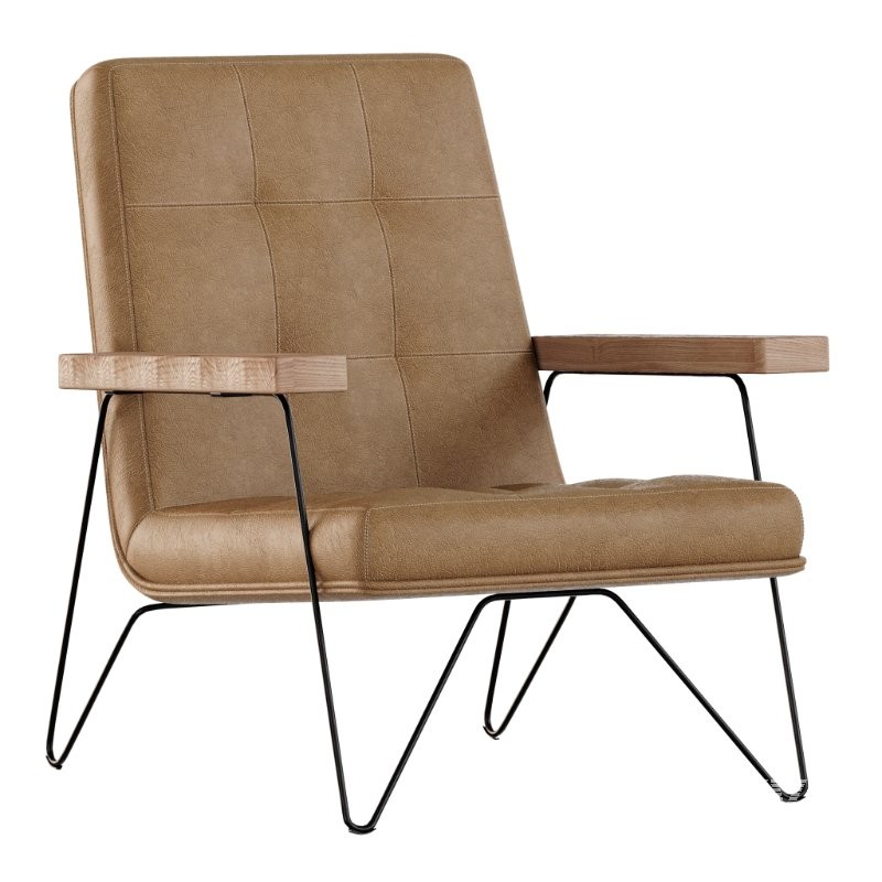 Zeus Leather Armchair - Image 4