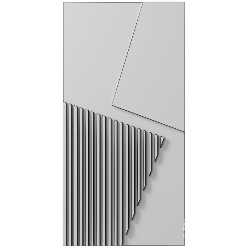 Decorative 3D Art Relief Panel 67 - Image 3