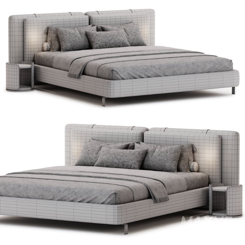 Minotti Tatlin Soft Bed - Image 4