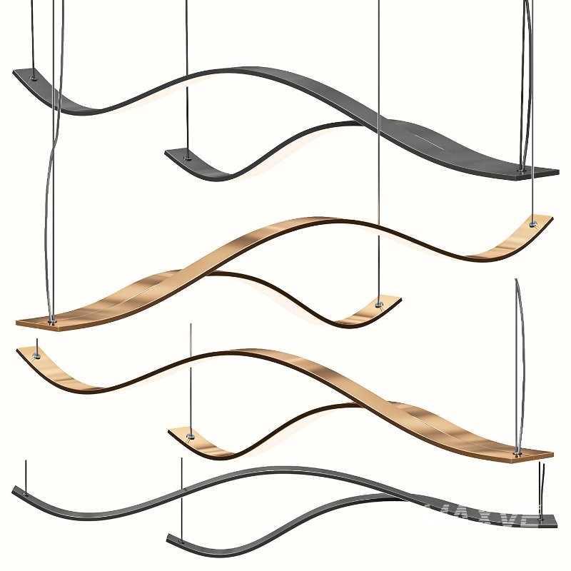 Creative Modern LED Abstract Chandelier - Image 1