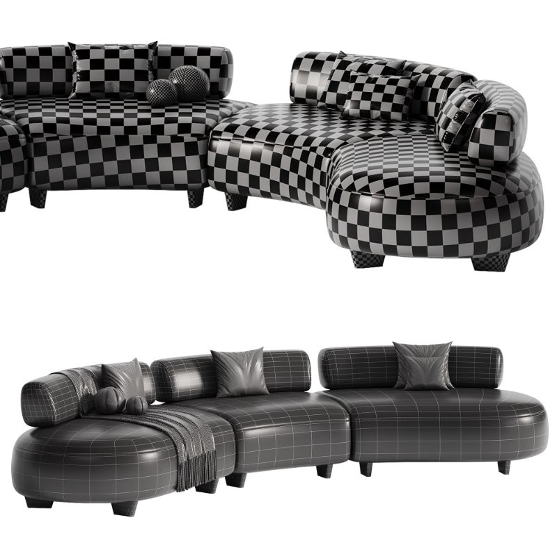 Bon Bon Sofa By Saloni - Image 7