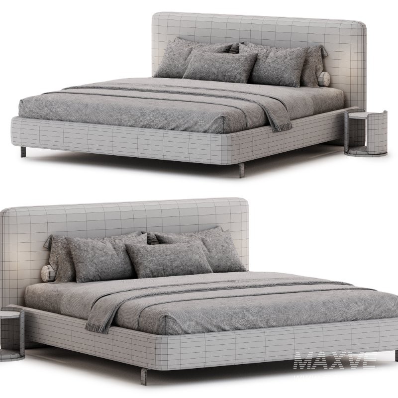 Buddy Double Bed with Legs - Image 4