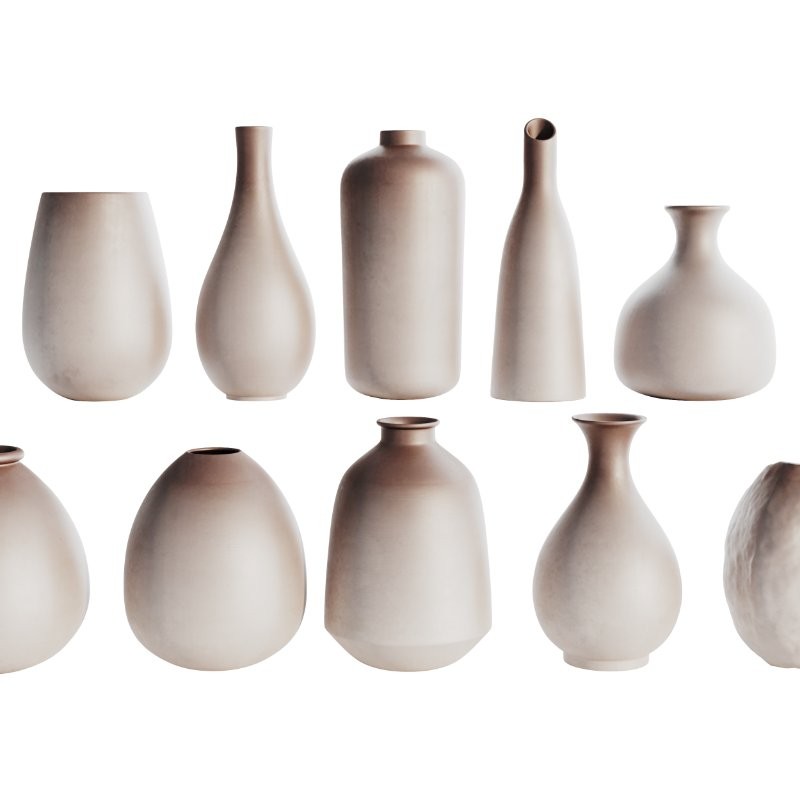 Vases Decor Set 04 - Image 8