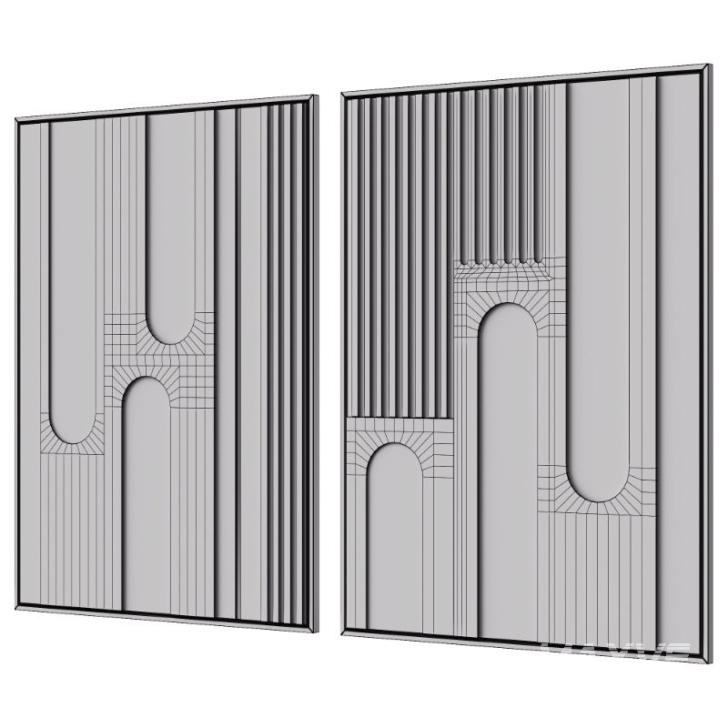 Decorative 3D Panel ART RELIEF 177 Set - Image 3