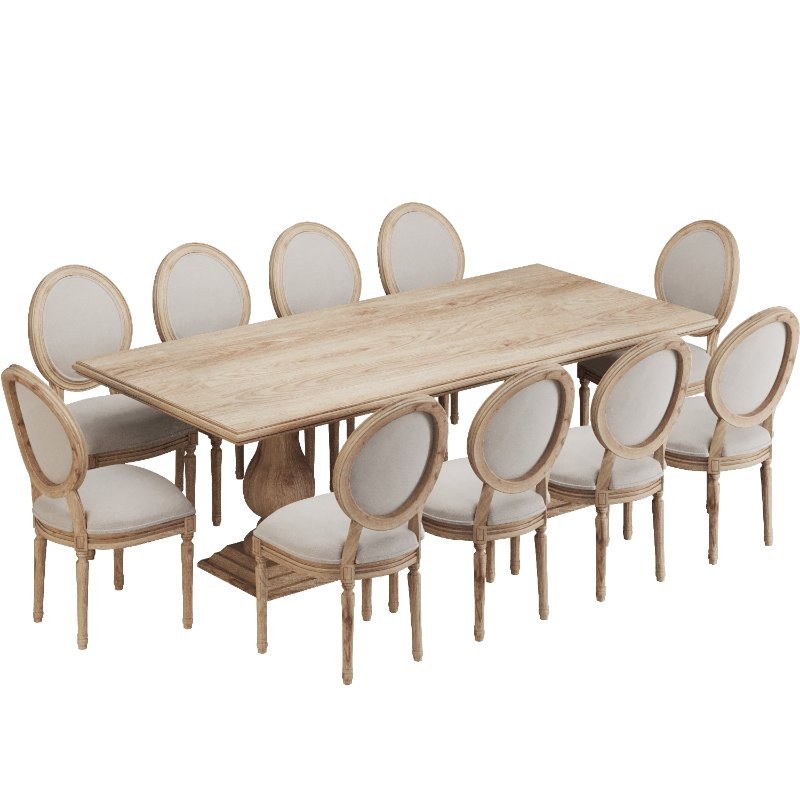 Dinning chair and table323 - Image 1