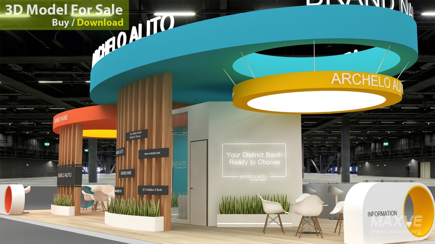 modern exhibition 3d - Image 4