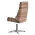 Black Leather Modern Home Office Chair - Thumbnail 6