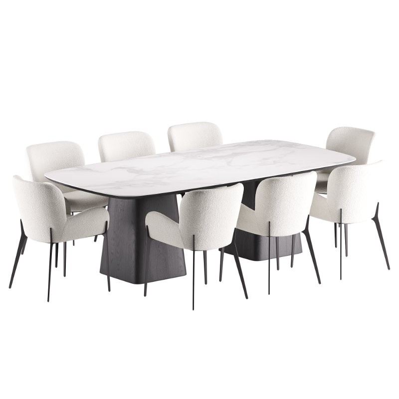 Milana Dining Chair and Dunstan Dining Table - Image 4