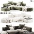 Corner modular sofa Fabro M - Thumbnail 2