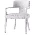 Lila Soft Beige Fabric Dining Chair - Thumbnail 7