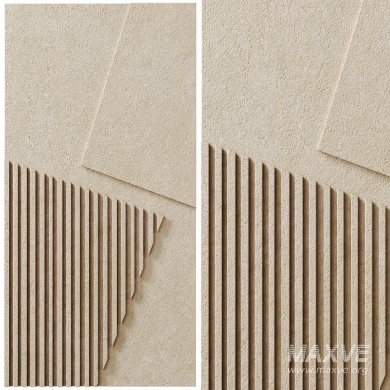 Decorative 3D Art Relief Panel 67 - Image 1