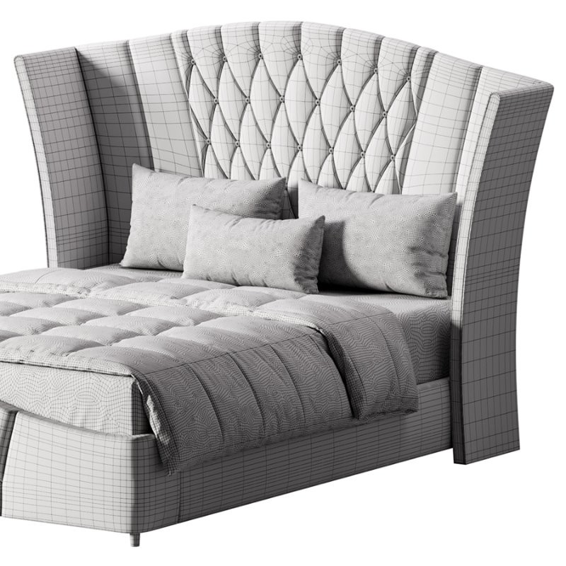 Aahed Modern Camerone Upholstered Bed - Image 9