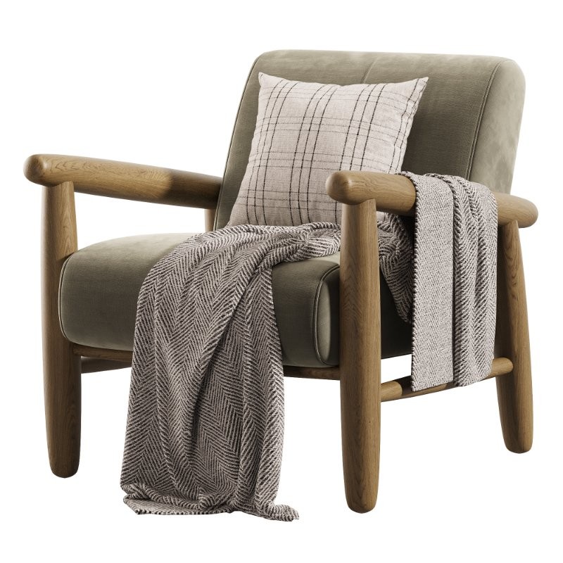 Oaklynn Leather Armchair - Image 3