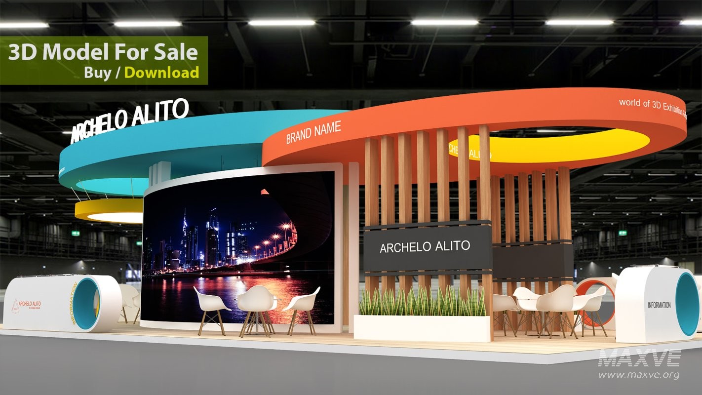 modern exhibition 3d - Image 6