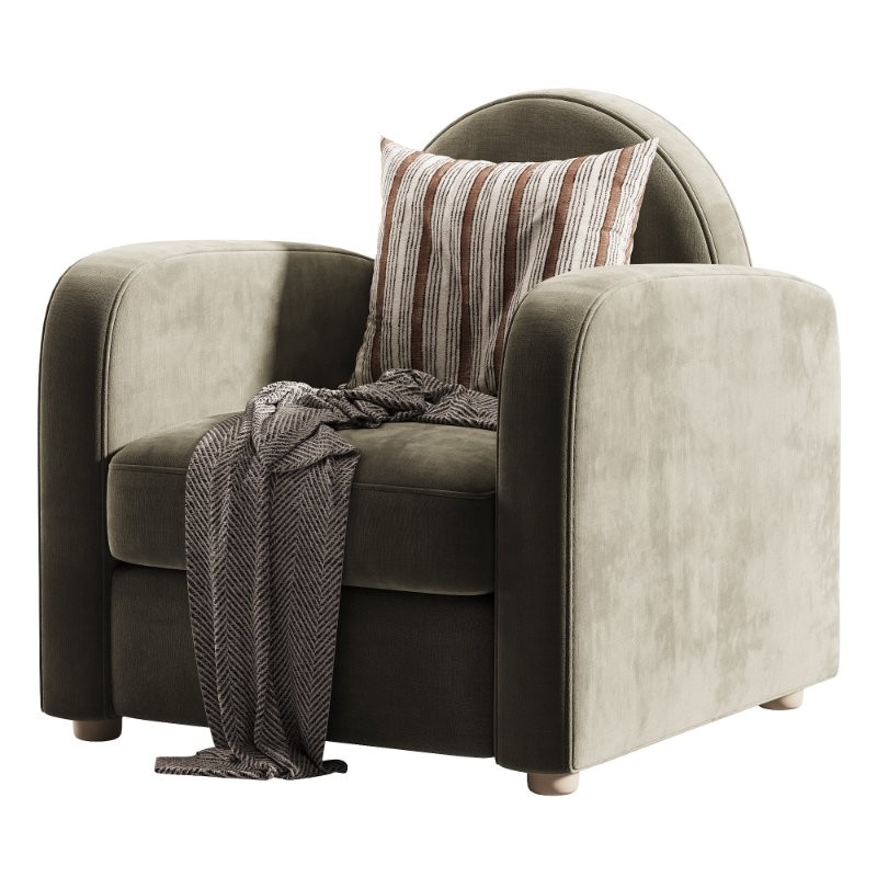 Pacific Palisades Fully Upholstered Accent Chair - Image 3