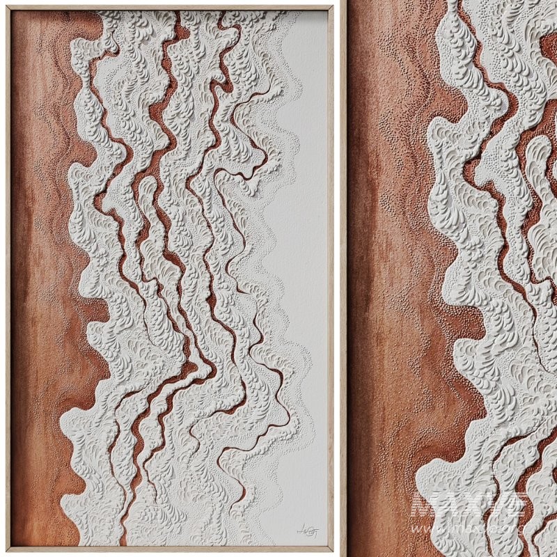 3D Art Relief 198 Painting - Image 1