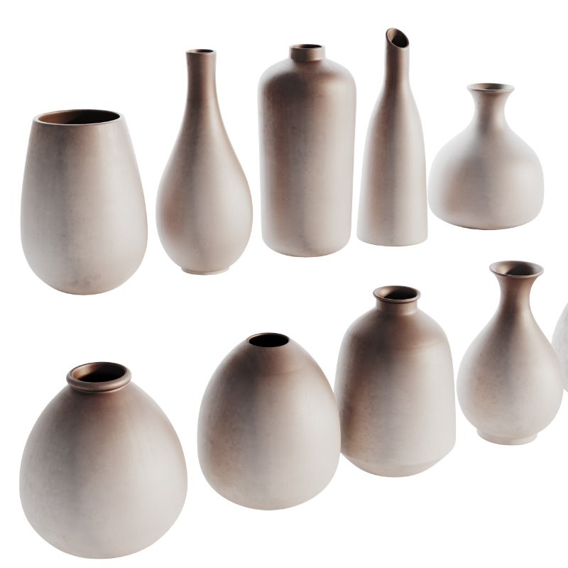 Vases Decor Set 04 - Image 1
