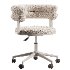 Ponty light gray office chair - Thumbnail 1