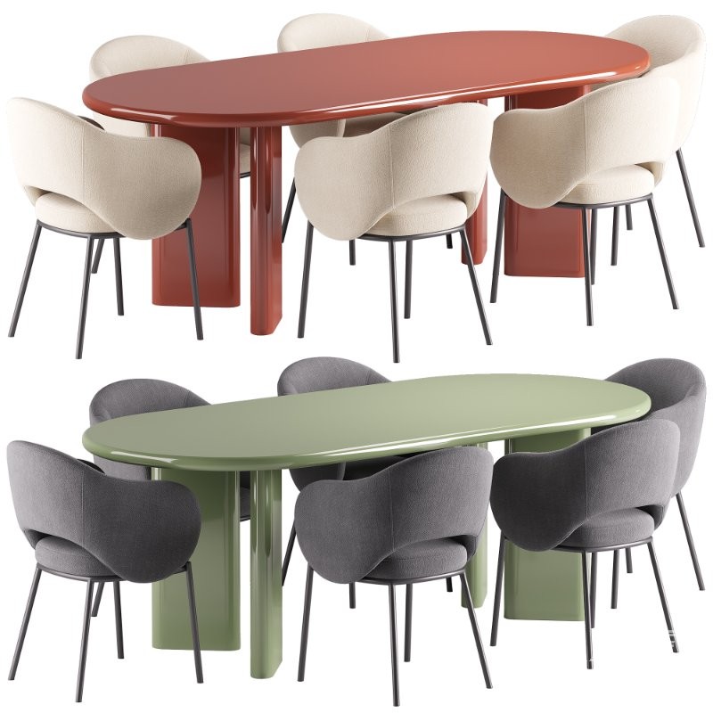 Daisy Dining Chair and Almont Table - Image 1