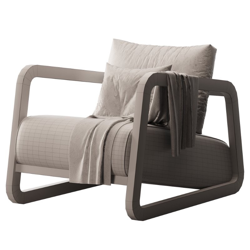 Clayton Lounge Chair Ivory - Image 3