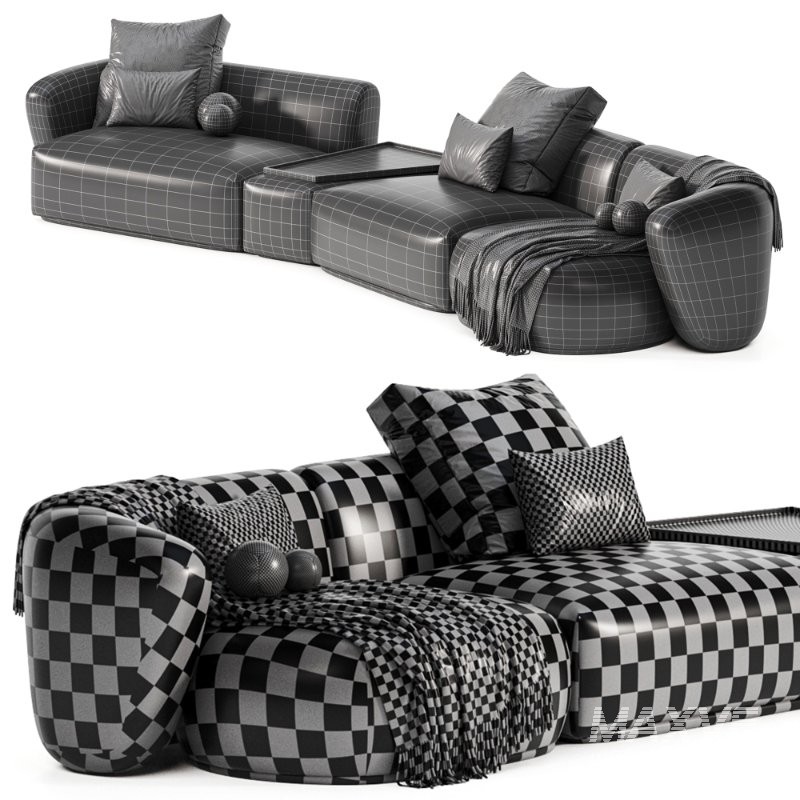 Modular sofa Fabro 3 - Image 6