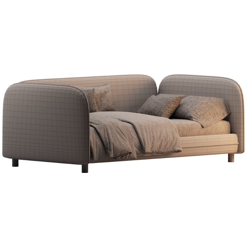 Childrens bed Debbie-1 80 Velvet - Image 3