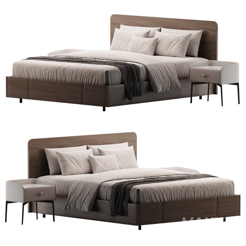 Oak bed Monaco - Image 1