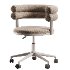 Ponty light gray office chair - Thumbnail 6