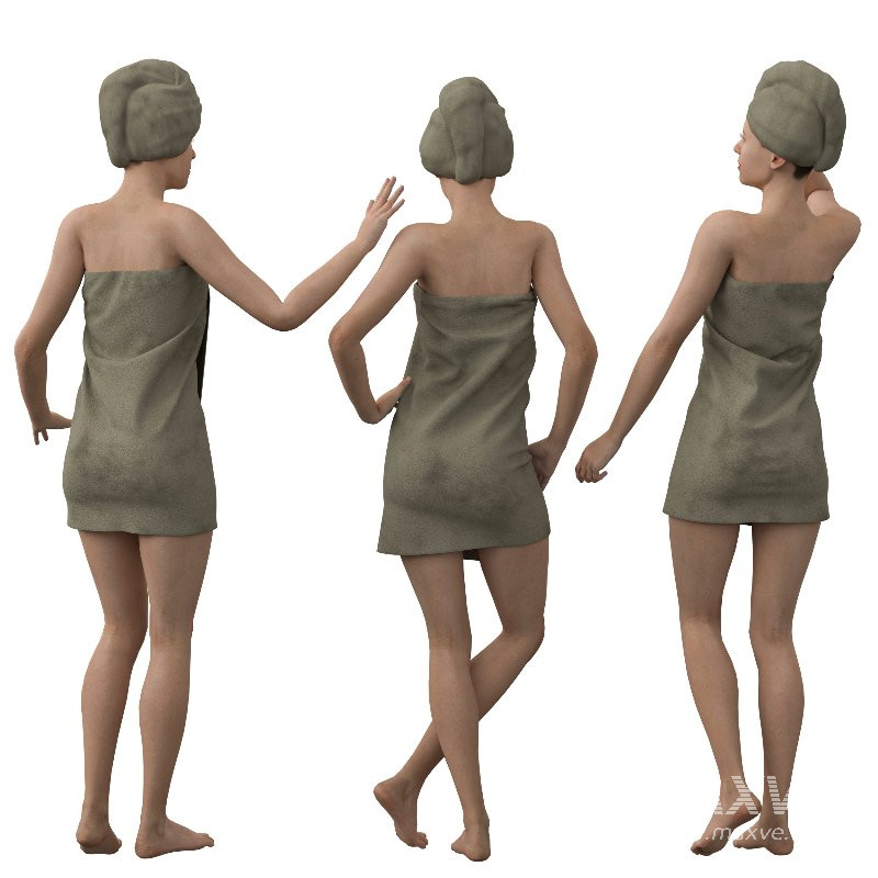 Spa Comfort Set in 3 poses - Image 3