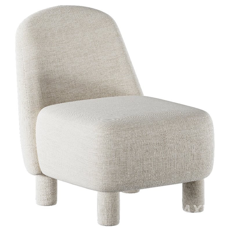 Mansi Soft Beige Armchair - Image 1