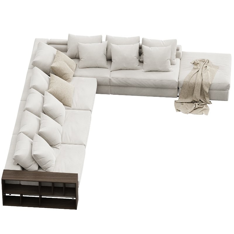 Groundpiece modular sofa by Flexform 11MXB Large - Image 2