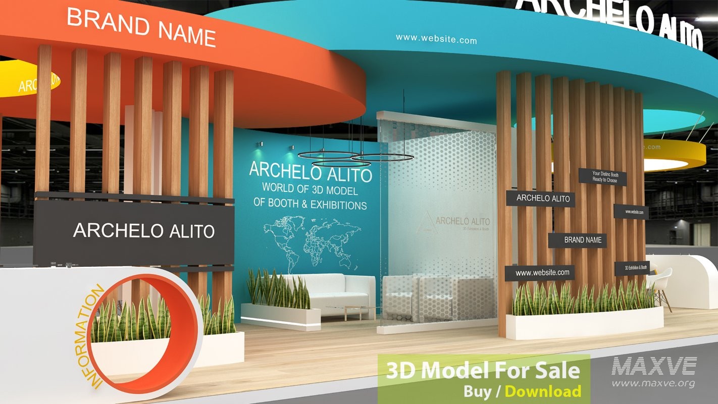 modern exhibition 3d - Image 7