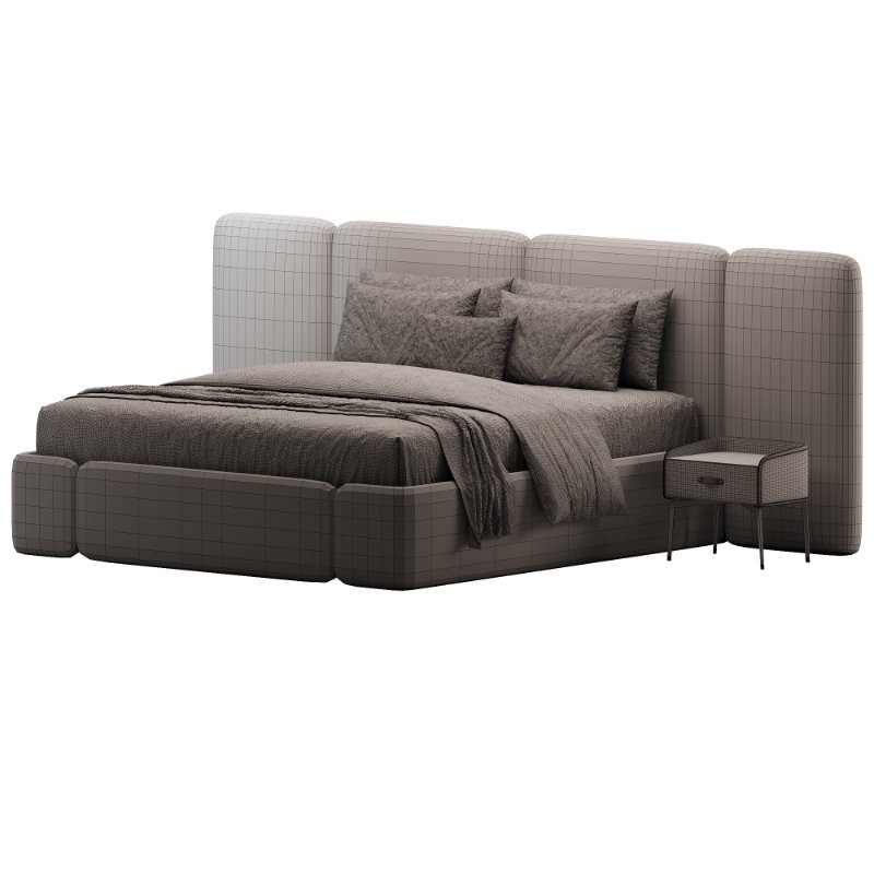 Arcadia Warm Ivory Queen Bed - Image 3