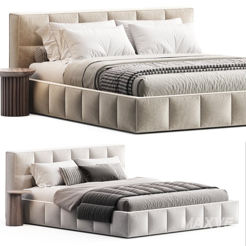 Bergamo Bed by His - Image 1