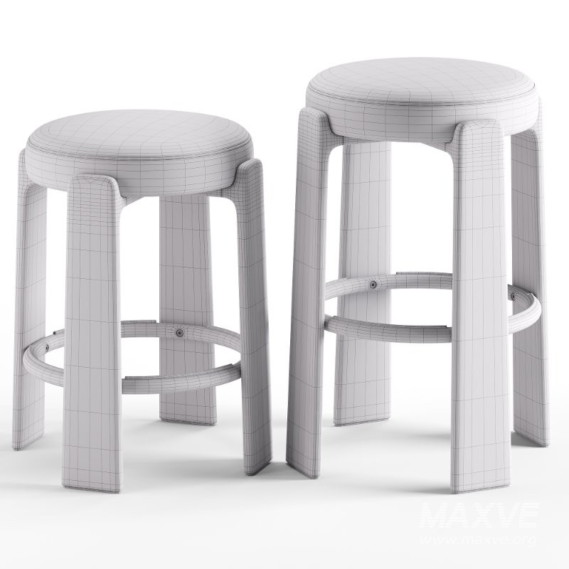 Granite stool By Kave Home - Image 7