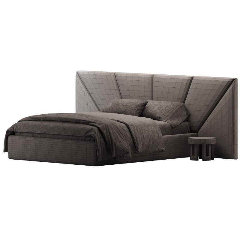 Cama de Casal Flores Bege - Image 3