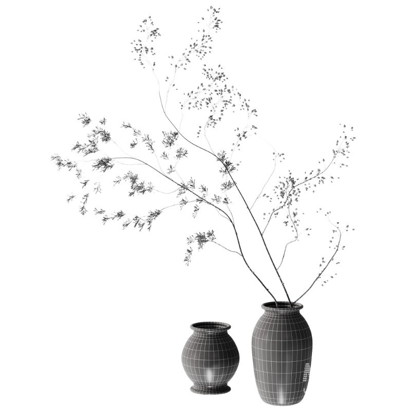 Flowering branch in a vase 03 - Image 1