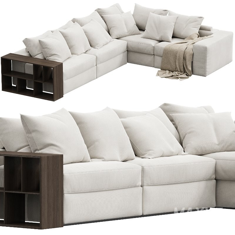 Groundpiece modular sofa by Flexform 11MXB - Image 2