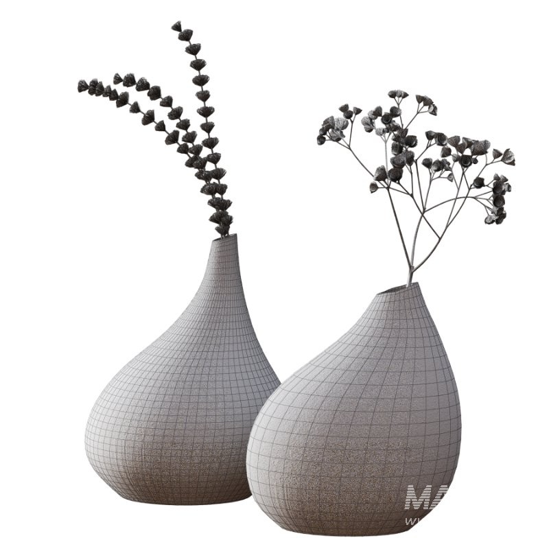 Rustic Clay Vase with Natural Gradient - Image 1