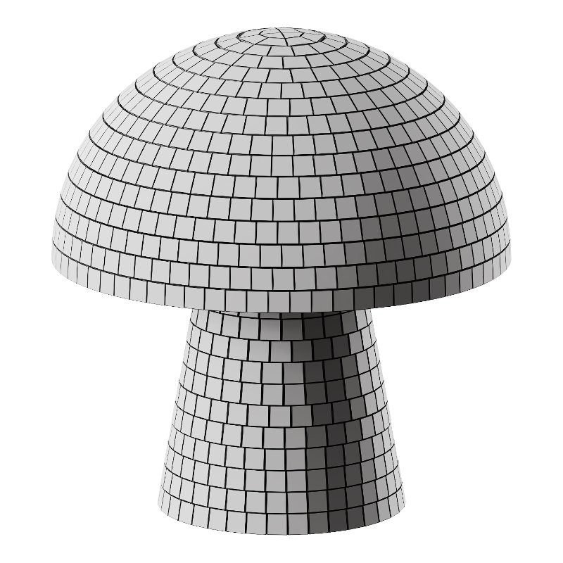 Sculpture 19 Disco Mushroom - Image 2