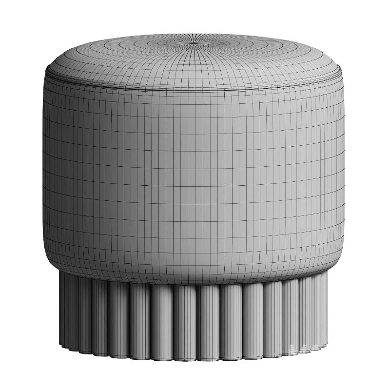 LOTO Pouf in Linen by Peca - Image 1