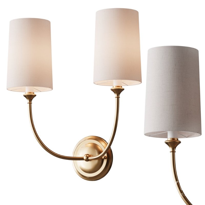 Modern Charleston Sconce – 2 Light - Image 1
