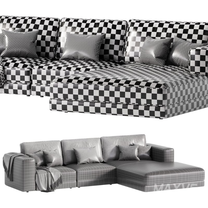 Noora Modular Sofa_with Chaise Longue - Image 5